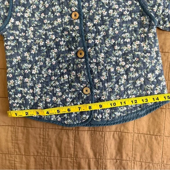 Zara Quilted Floral Jacket - 3-4Y - Picture 8 of 11